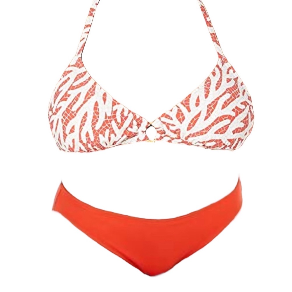 MICHAEL Michael Kors Red and White Bikini